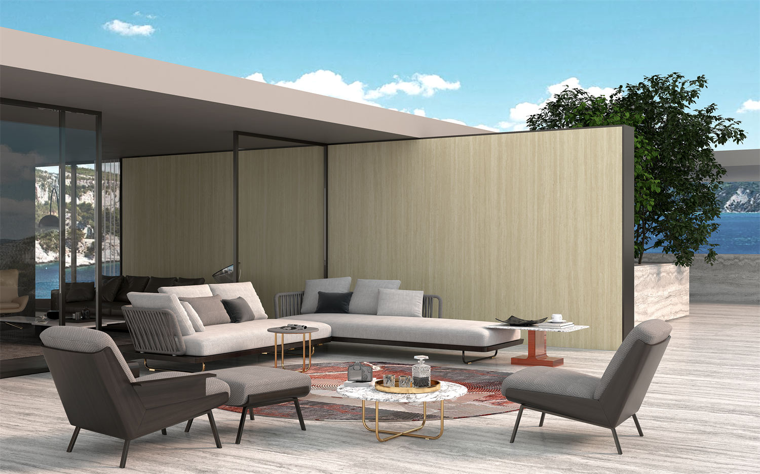 Italian Yellow Travertine — space 1