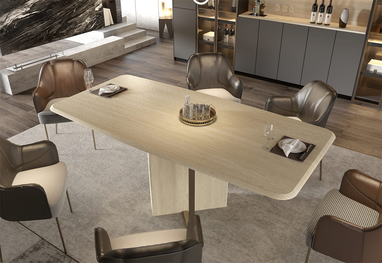 Roman Travertine — space 1