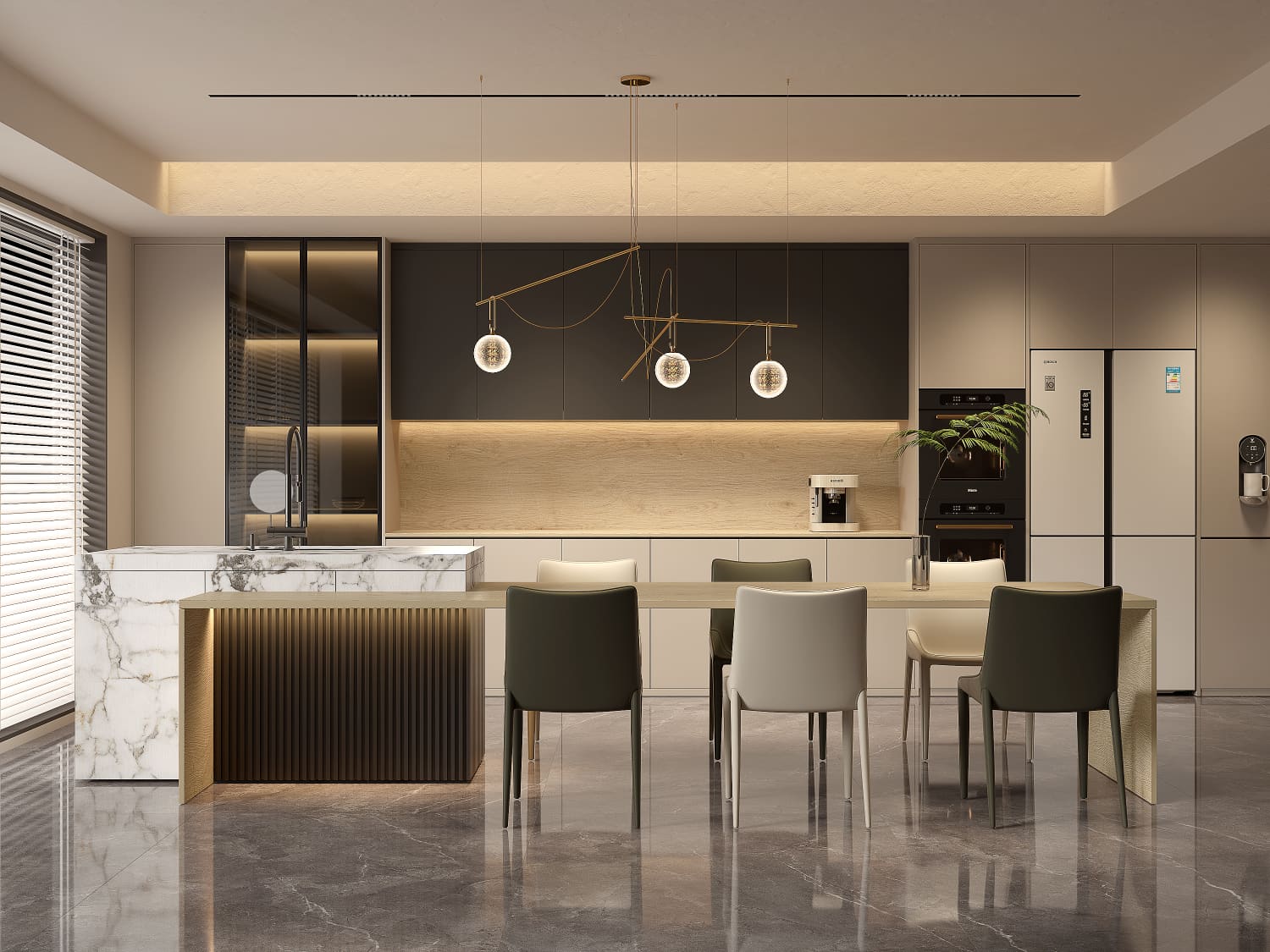 Bronze Travertine view 3